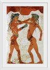 "Young boxers fresco, Akrotiri, Greece"