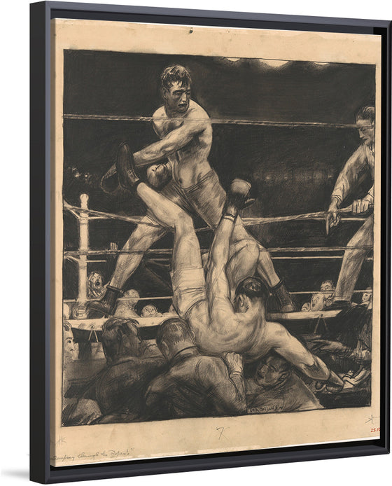 "Dempsey through the Ropes" ,George Wesley Bellows