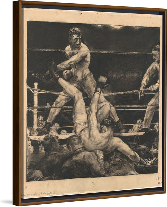 "Dempsey through the Ropes" ,George Wesley Bellows