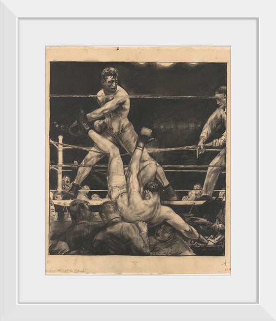 "Dempsey through the Ropes" ,George Wesley Bellows