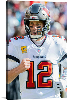  Tampa Bay Buccaneers quarterback, Tom Brady, in a game against the Washington Football Team at FedEx Field in Landover, Maryland on November 14, 2021.