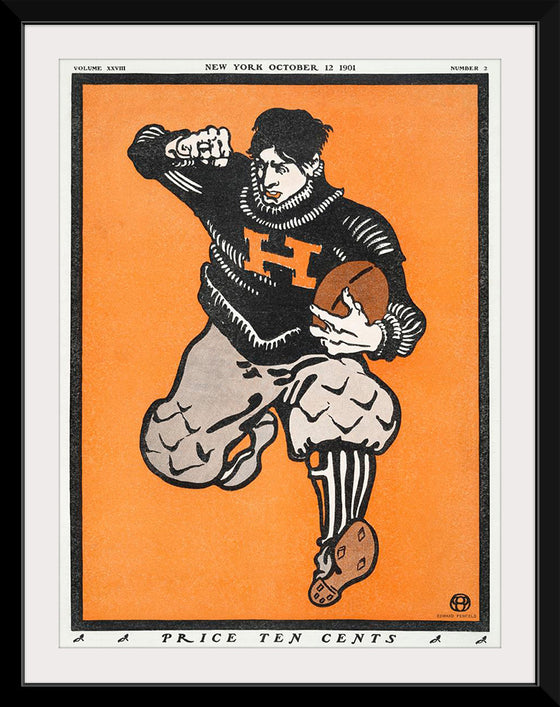 "American Football Player (1901)", Edward Penfield