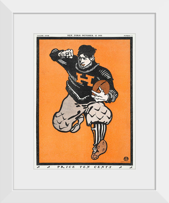 "American Football Player (1901)", Edward Penfield