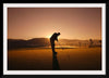 "Golfer at Sunrise"