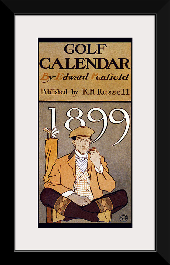 "Golf Calendar (1899)", Edward Penfield