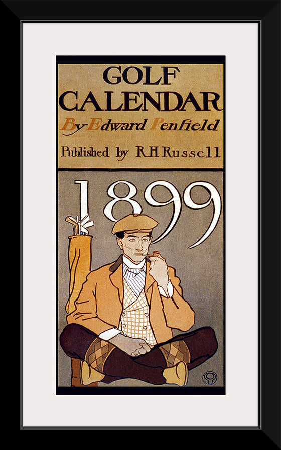 "Golf Calendar (1899)", Edward Penfield