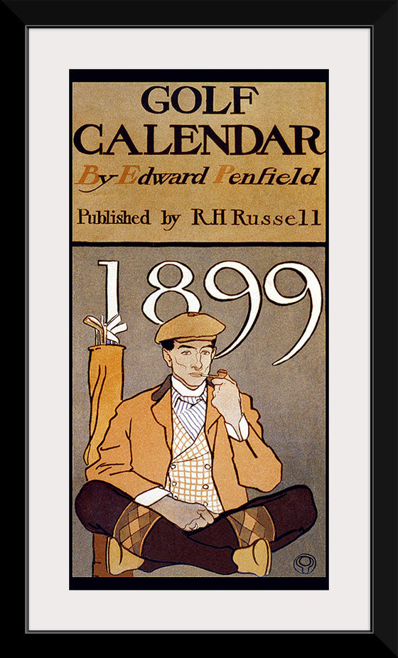 "Golf Calendar (1899)", Edward Penfield