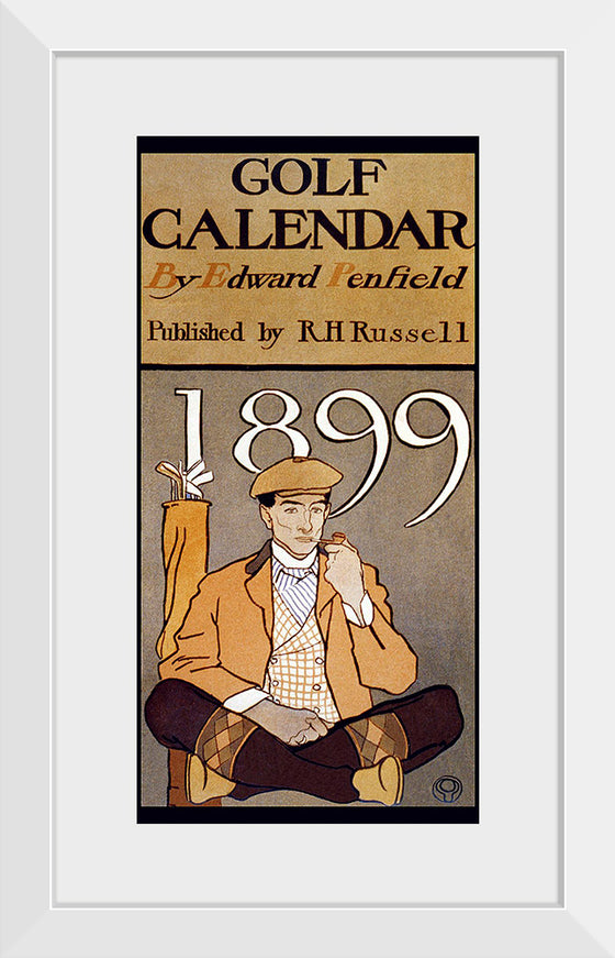 "Golf Calendar (1899)", Edward Penfield