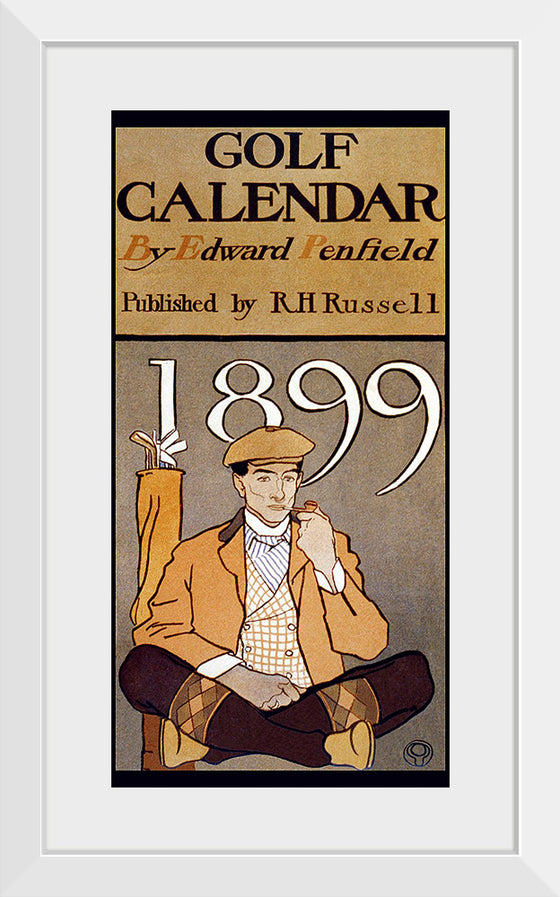 "Golf Calendar (1899)", Edward Penfield