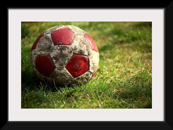 "Close Up of a Soccer Ball"