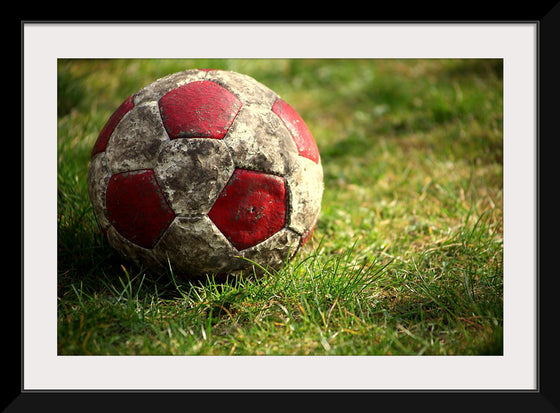 "Close Up of a Soccer Ball"