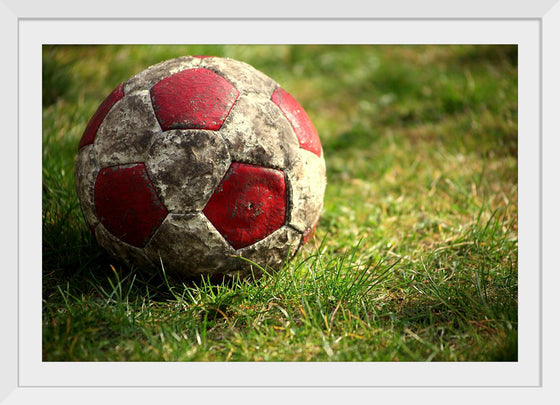 "Close Up of a Soccer Ball"