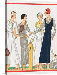  "Four Women in Tennis Clothes (1931)", Redfern