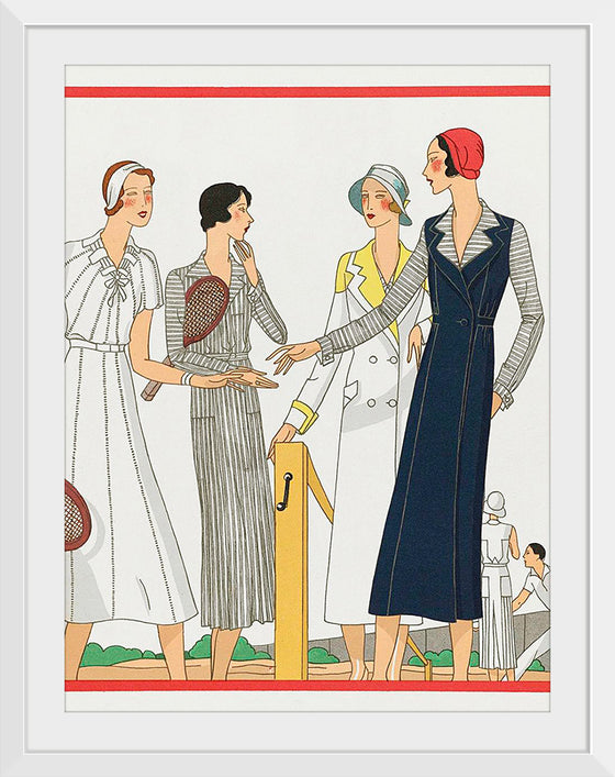 "Four Women in Tennis Clothes (1931)", Redfern