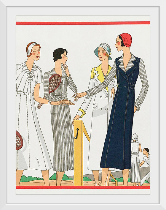 "Four Women in Tennis Clothes (1931)", Redfern
