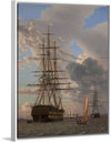 "The Russian Ship of the Line" "Asow", C.W. Eckersberg