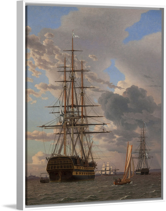 "The Russian Ship of the Line" "Asow", C.W. Eckersberg