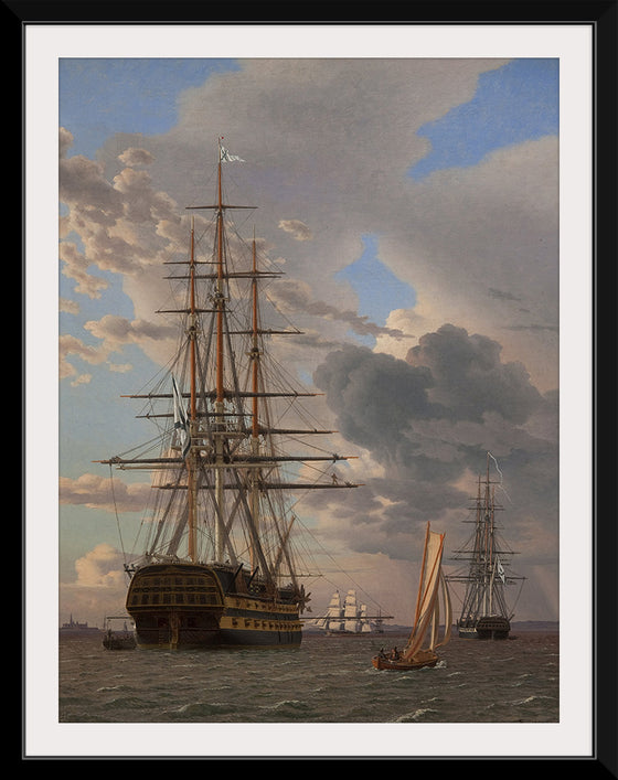 "The Russian Ship of the Line" "Asow", C.W. Eckersberg