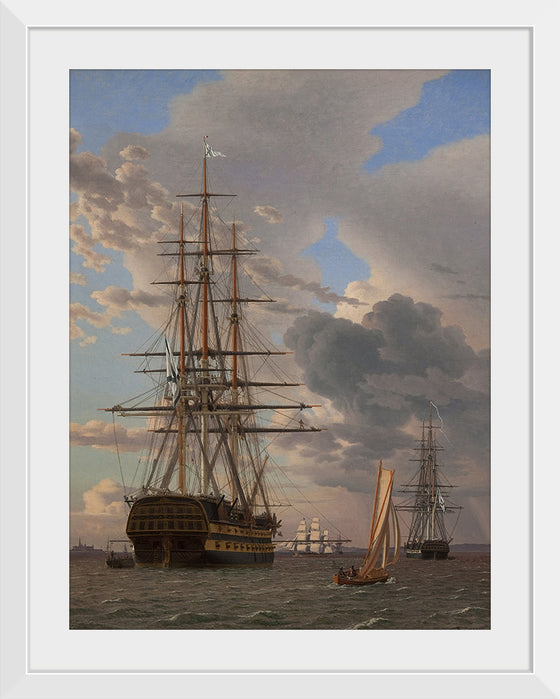 "The Russian Ship of the Line" "Asow", C.W. Eckersberg