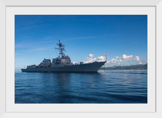 "The guided-missile destroyer USS Stockdale (DDG 106) anchored in Suva, Fiji, for a port visit, May 1, 2019", Abigayle Lutz