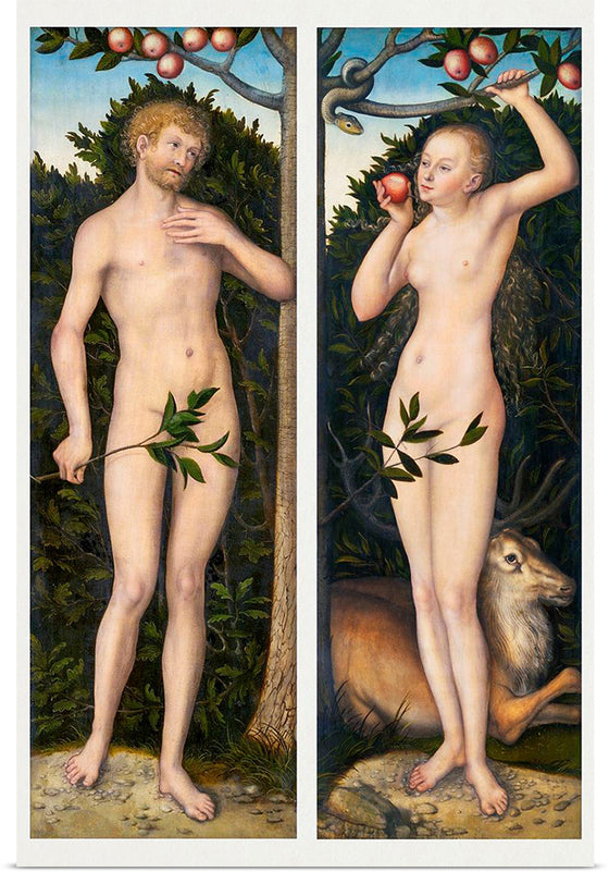 "Adam and Eve (1533–1537)", Lucas Cranach