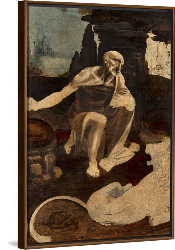 "Saint Jerome in the Wilderness", Leonardo da Vinci