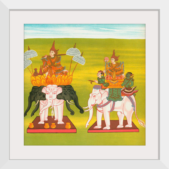 "Lord of Five White Elephants (Ngázíshin nat) and Aungbinlè Sinbyushin nat.", William Griggs