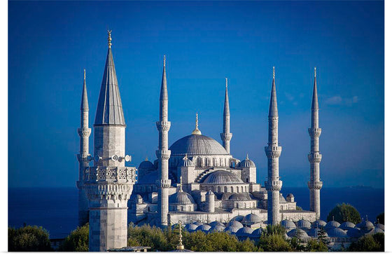 "The Blue Mosque at Night"