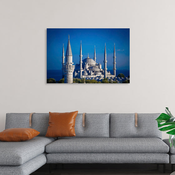 "The Blue Mosque at Night"