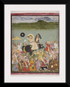"Maharana Sangram Singh of Mewar out Hunting on his Horse, Jambudvipa"
