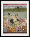 "Maharana Sangram Singh of Mewar out Hunting on his Horse, Jambudvipa"