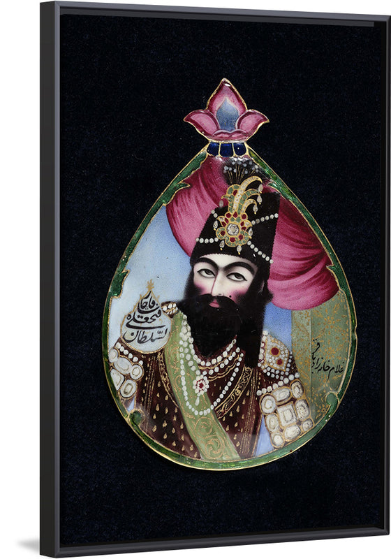 "Portrait Miniature of the Qajar Ruler, Fath 'Ali Shah"