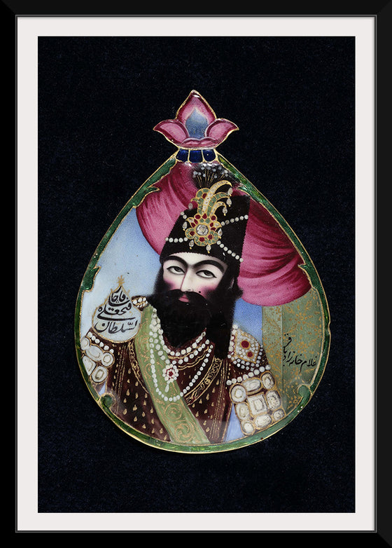 "Portrait Miniature of the Qajar Ruler, Fath 'Ali Shah"