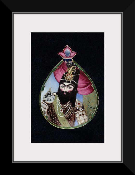 "Portrait Miniature of the Qajar Ruler, Fath 'Ali Shah"