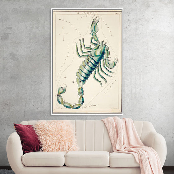 "Astronomical Chart of the Scorpio (1831) ", Sidney Hall