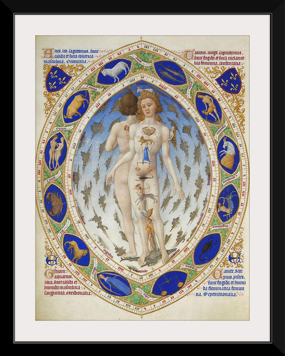 "Look at the signs of the zodiac", Limbourg brothers