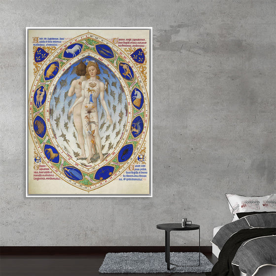 "Look at the signs of the zodiac", Limbourg brothers