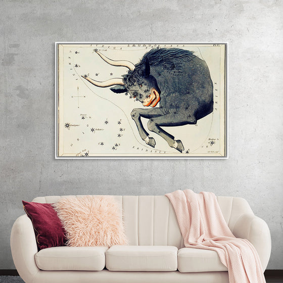 "Sidney Hall’s (?-1831) Astronomical Chart Illustration of the Taurus"