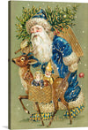 Celebrate the magic of the holiday season with the timeless charm of "A Merry Christmas (ca. 1900s)" This image is from The Miriam and Ira D. Wallach Division of Art, Prints, and Photographs, and is now available as a heartwarming print. This vintage masterpiece transports you to a bygone era, where the spirit of Christmas is illuminated through enchanting imagery.