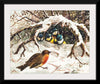 "Vintage Christmas Postcard Depicting Birds in Snow (ca. 1800–1900)"