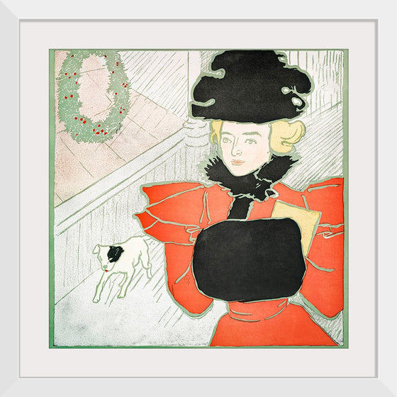 "Vintage Christmas Card (ca. 1890–1907)", Edward Penfield