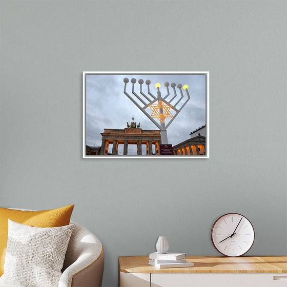 "Hanukkah, Brandenburg Gate", Olga Ernst