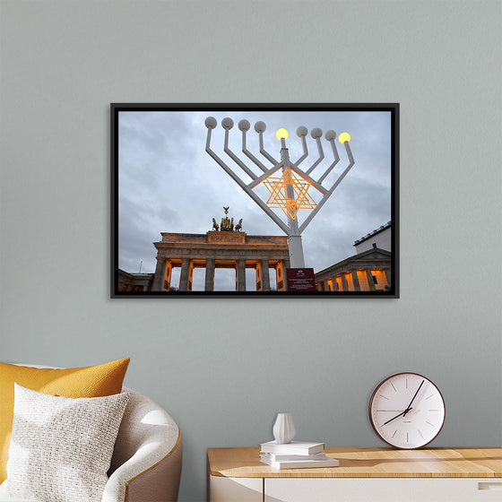 "Hanukkah, Brandenburg Gate", Olga Ernst