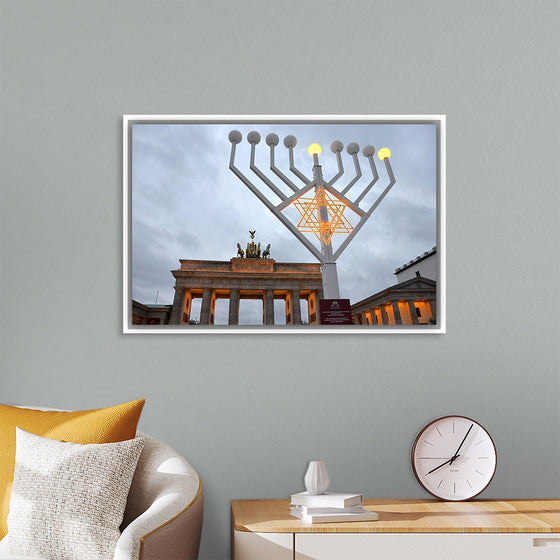 "Hanukkah, Brandenburg Gate", Olga Ernst