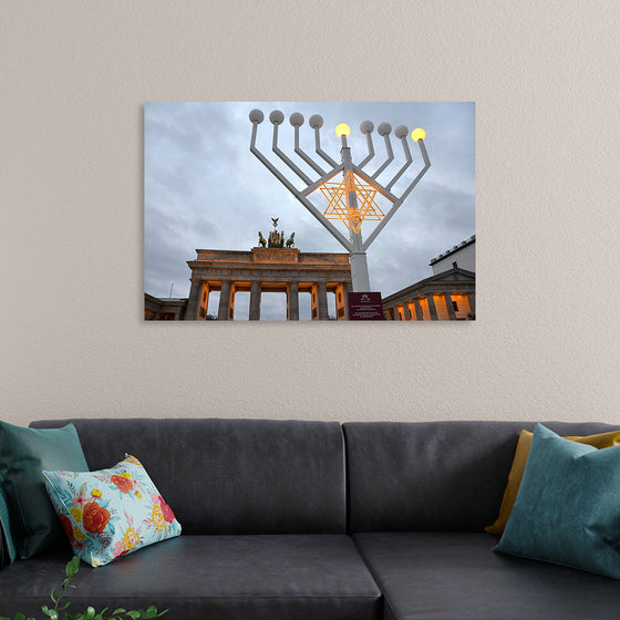 "Hanukkah, Brandenburg Gate", Olga Ernst