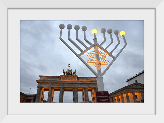 "Hanukkah, Brandenburg Gate", Olga Ernst