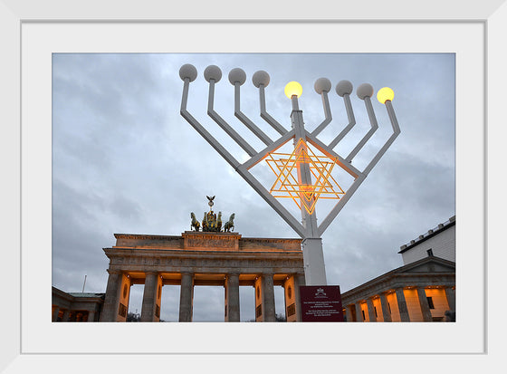 "Hanukkah, Brandenburg Gate", Olga Ernst