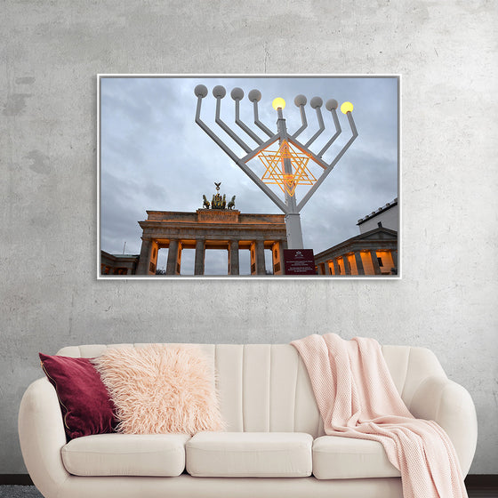 "Hanukkah, Brandenburg Gate", Olga Ernst