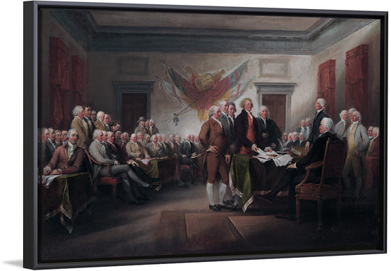 "The Declaration of Independence", John Trumbull