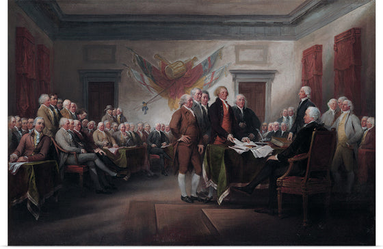 "The Declaration of Independence", John Trumbull